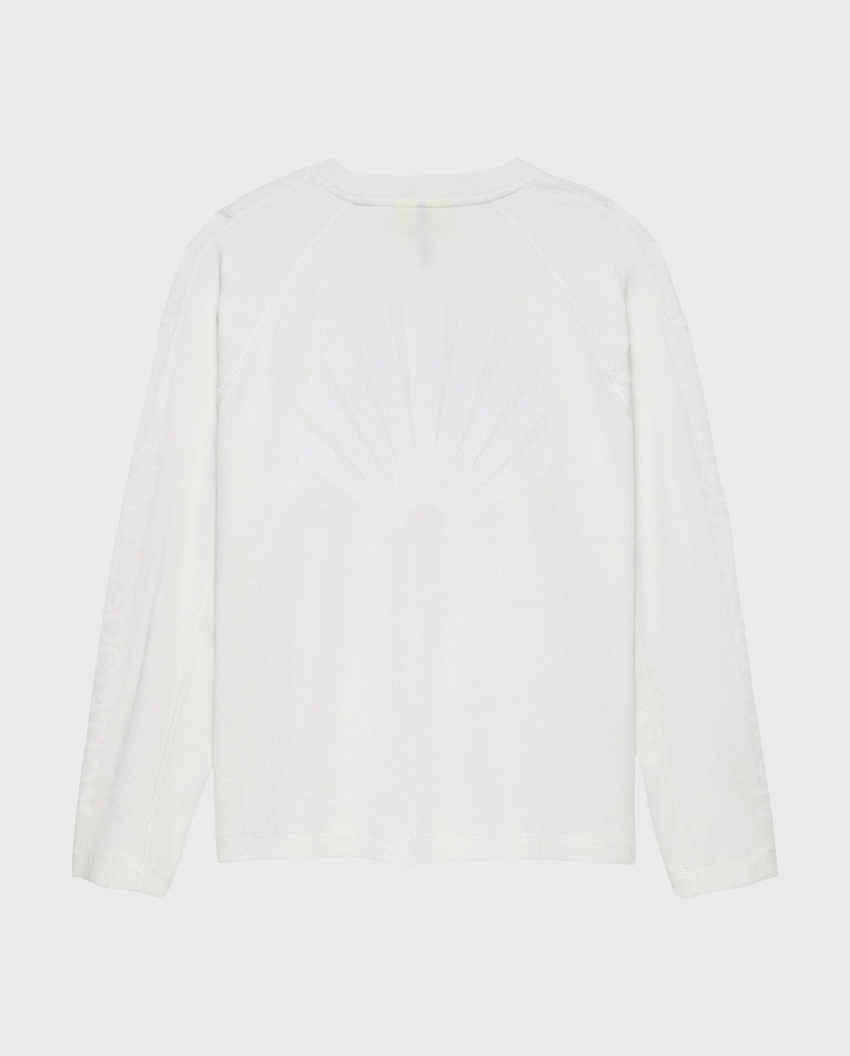 Logo Longsleeve Waffle White