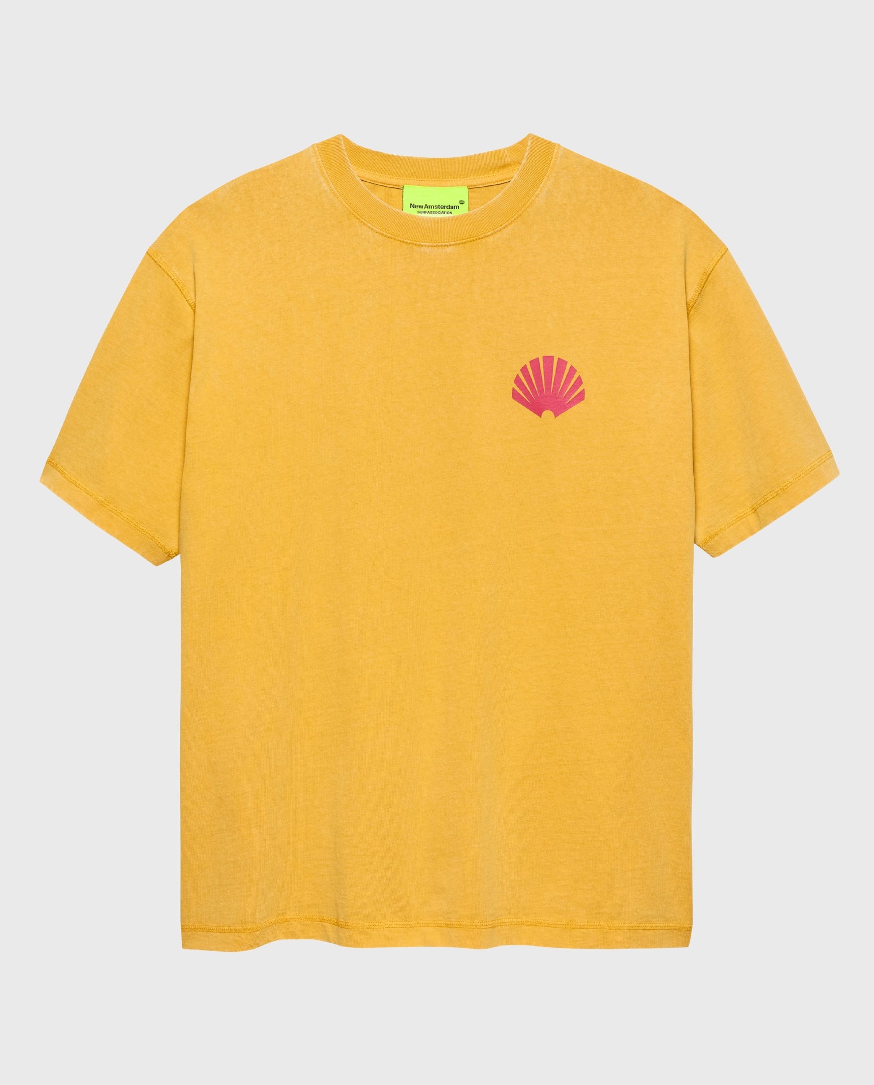 Logo T-Shirt Sun Yellow/Deep Red