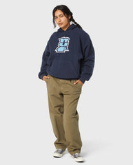 Megablast Reverse Hoodie Navy