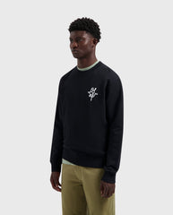 Monogram Graphic Crewneck Black