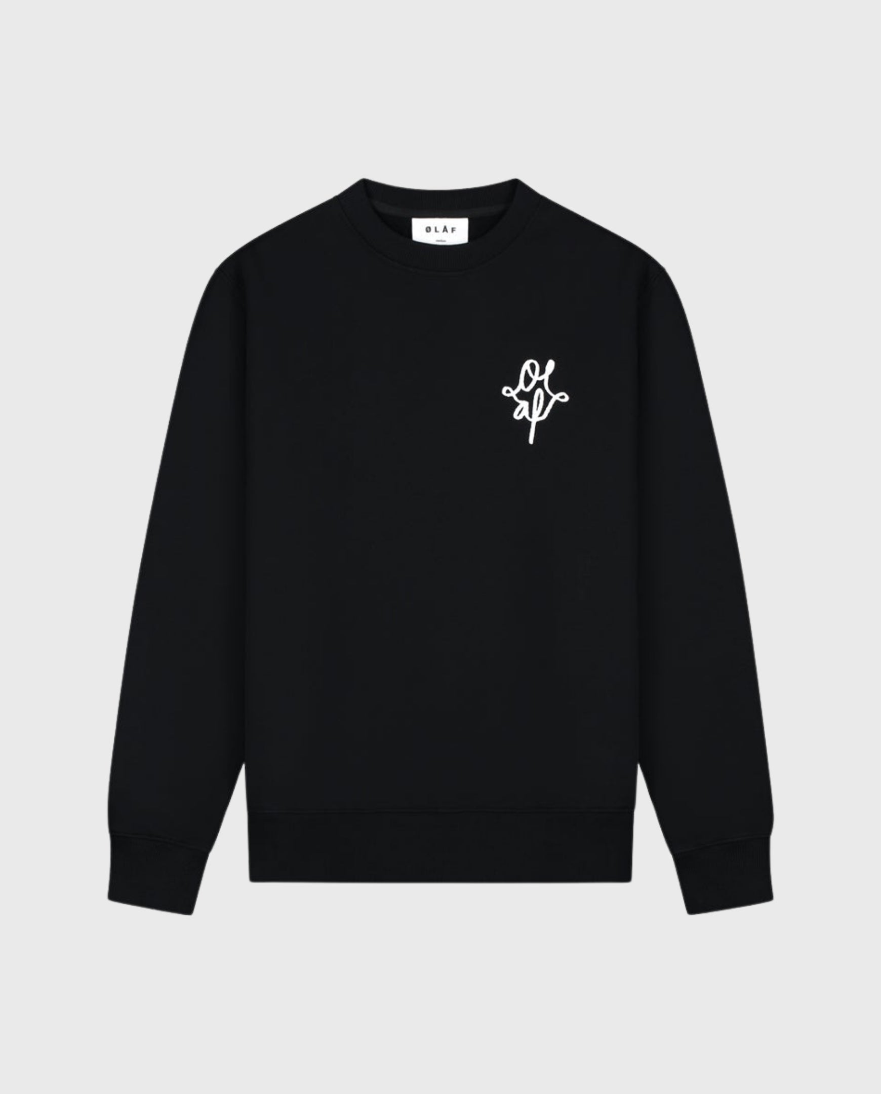 Monogram Graphic Crewneck Black