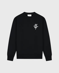 Monogram Graphic Crewneck Black