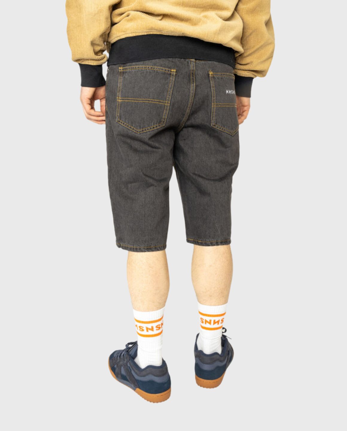 NNSNS Nessie Short Washed Black Denim | Noble