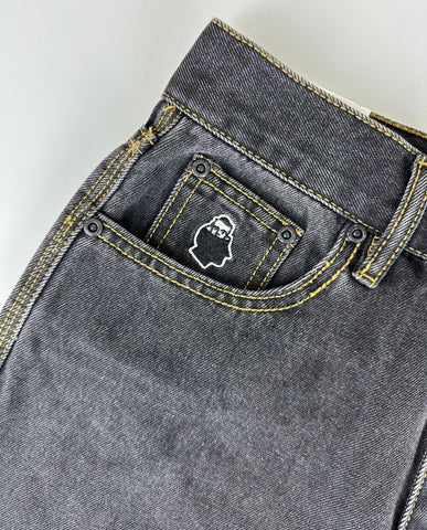 NNSNS Bigfoot Short Black Washed Denim