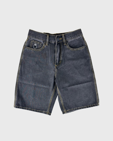 NNSNS Bigfoot Short Black Washed Denim