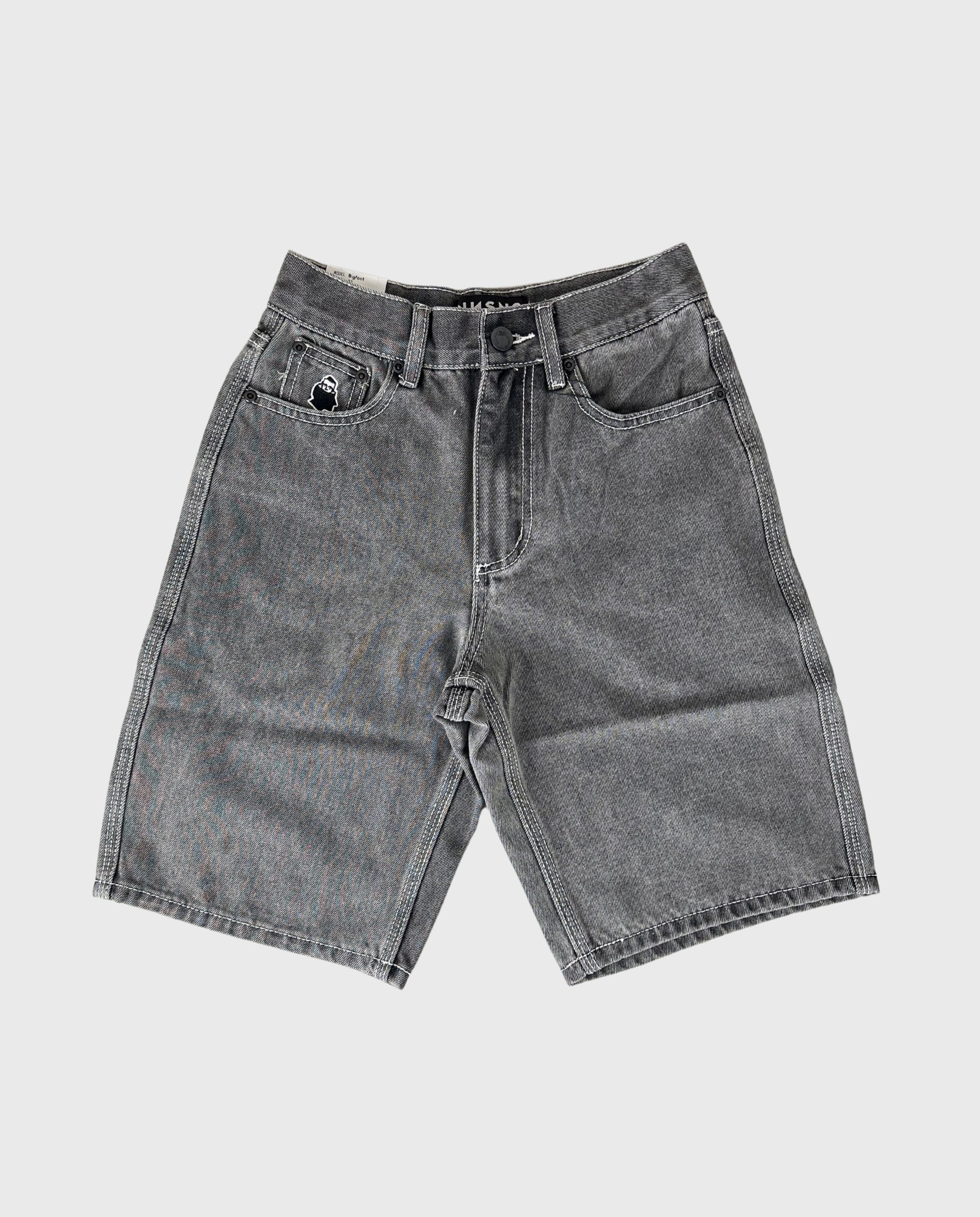 NNSNS Bigfoot Short Grey Washed Denim