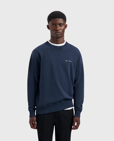 Nostalgia Face Crewneck Navy