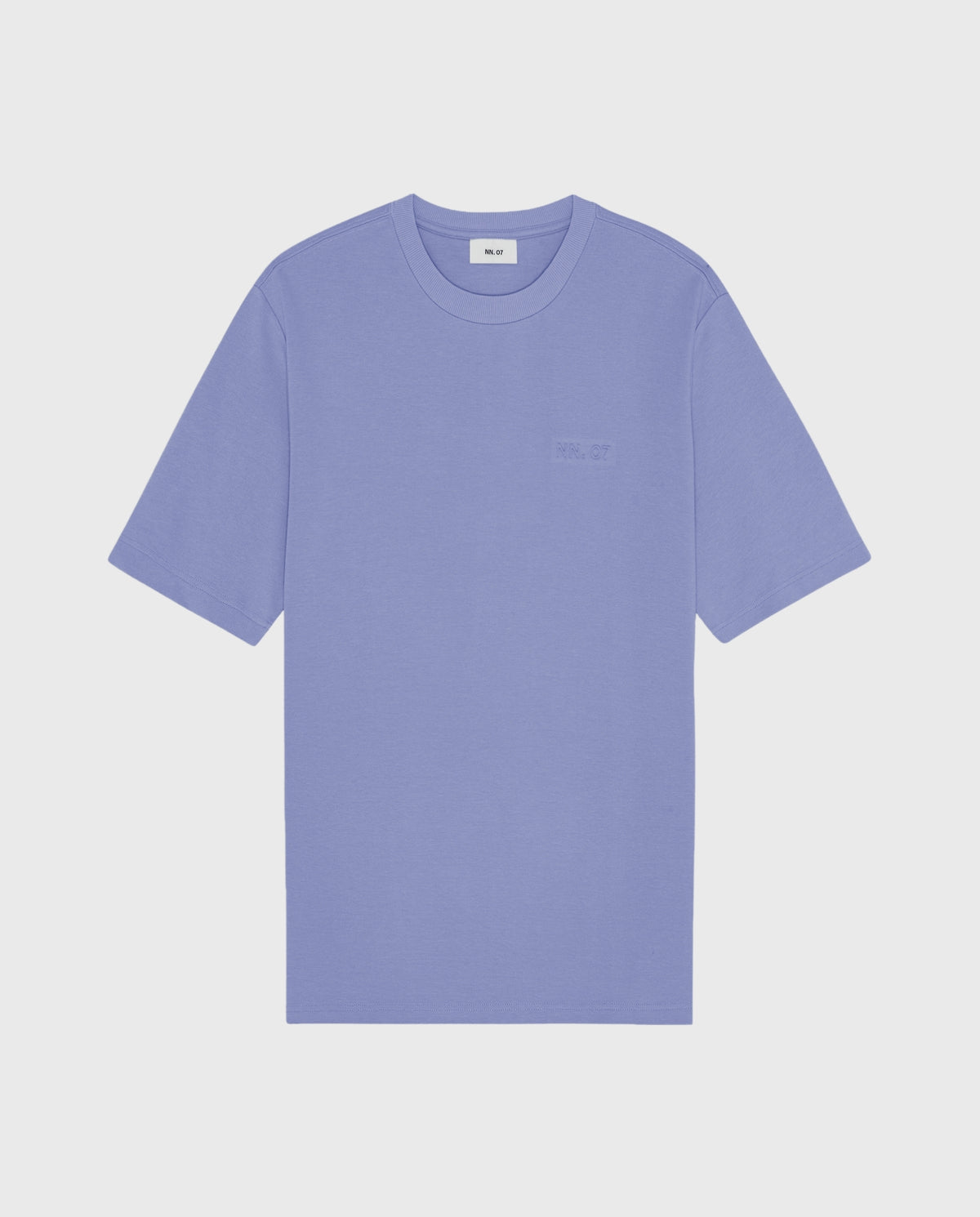 Nat Logo Tee Stone Blue