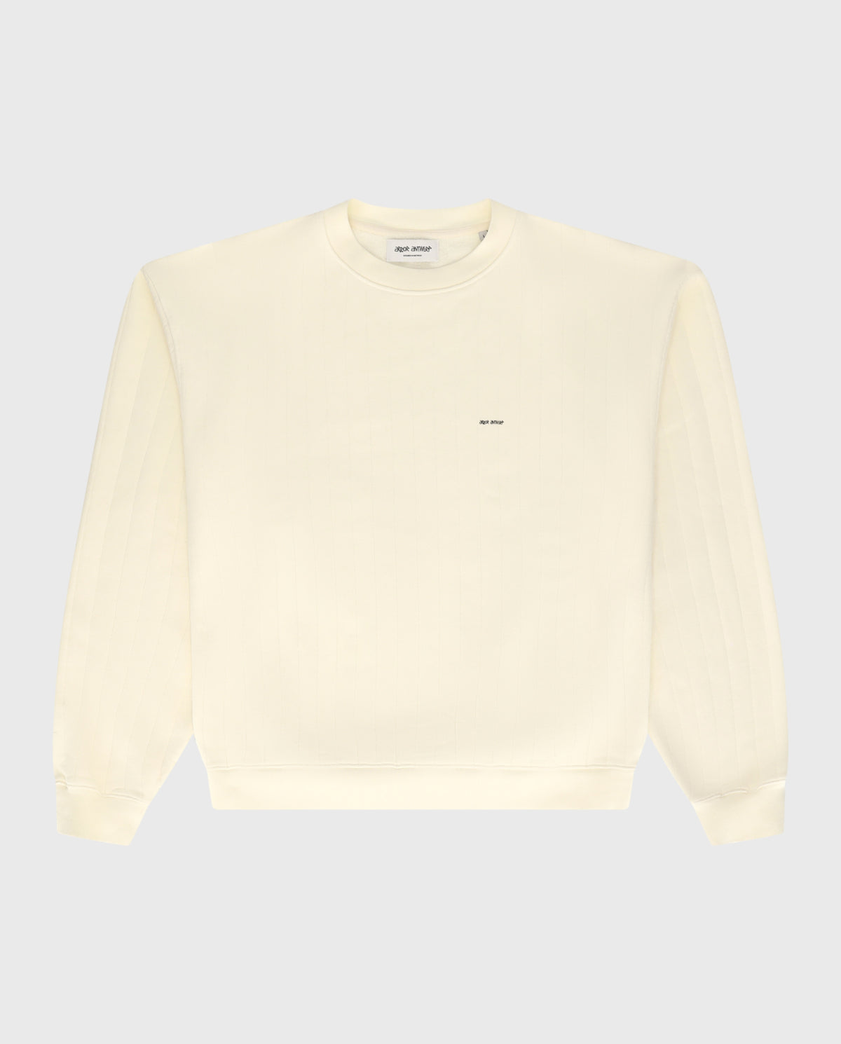 Needle Drop Crewneck Cream