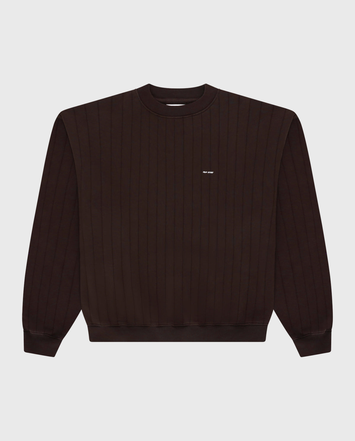 Needle Drop Crewneck Brown