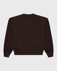 Needle Drop Crewneck Brown