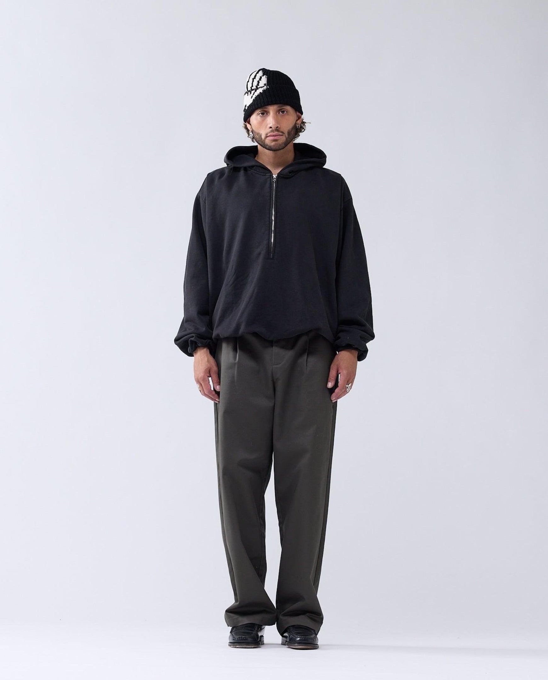 Inflatable Hoodie Washed Black