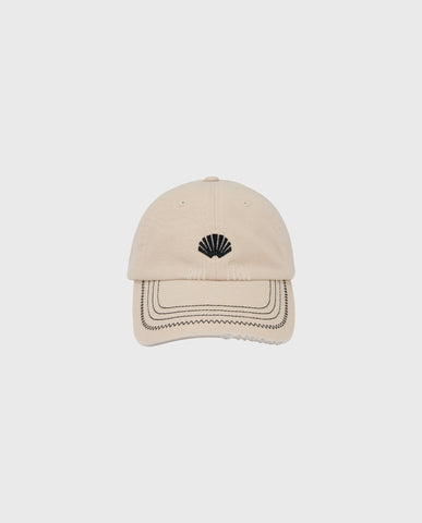 Distressed Logo Cap Wood Ash