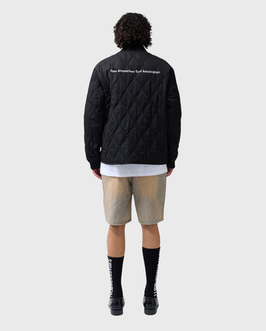 Quilted Padded Jacket Black New Amsterdam