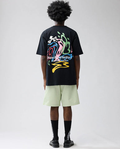 New Amsterdam Surf Association Weather Icons Tee Black | Noble