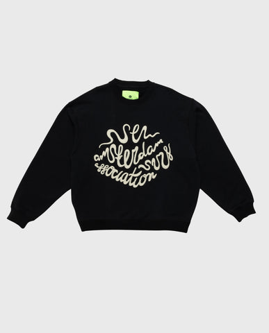 New Amsterdam Tulip Leaves Sweat Black | Noble