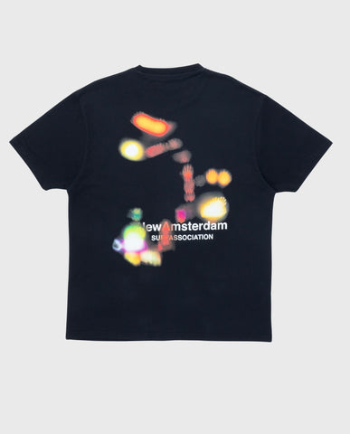 New Amsterdam Night Lights Tee Black | Noble