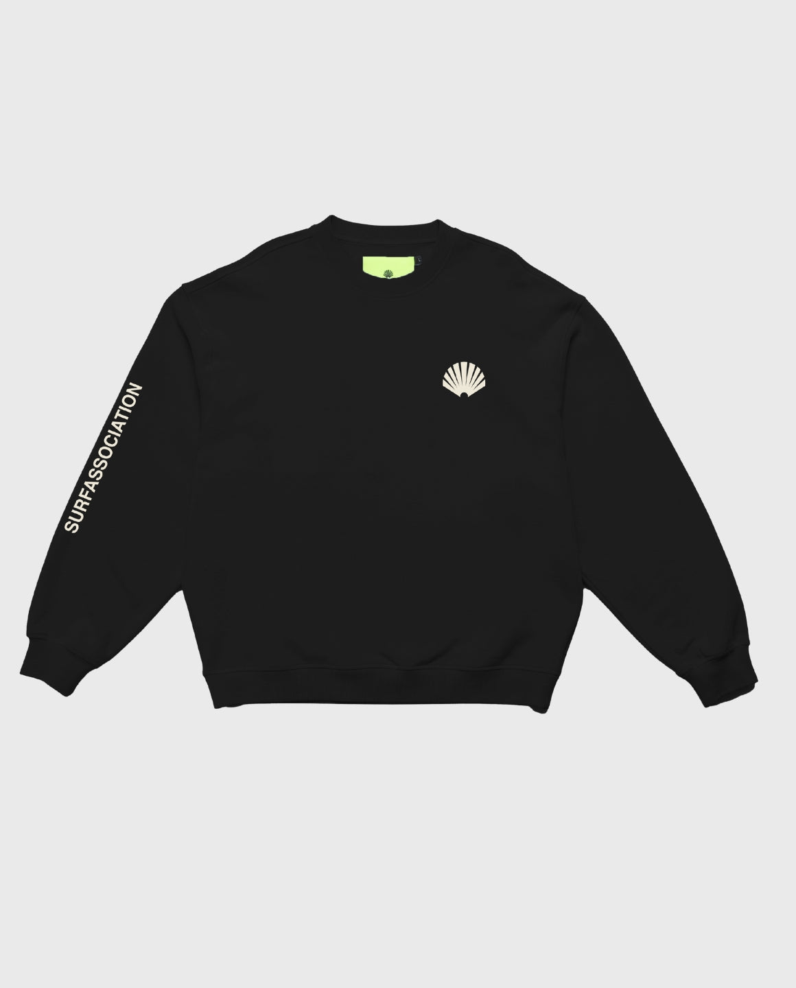 New Amsterdam Logo Crewneck Black/White | Noble