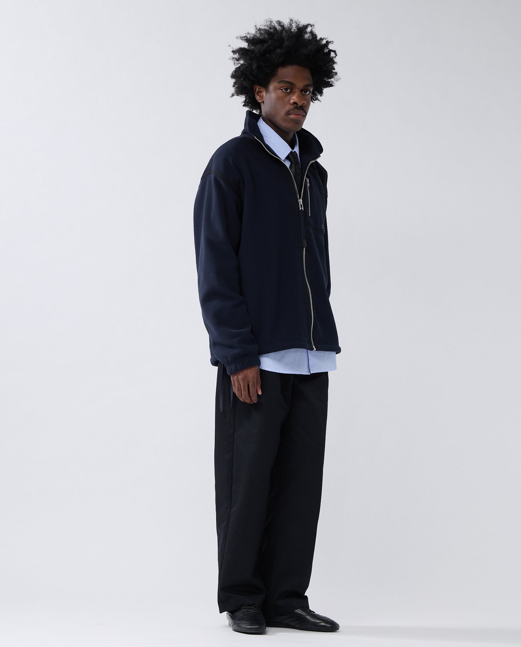 Fleece Zip-Up Night