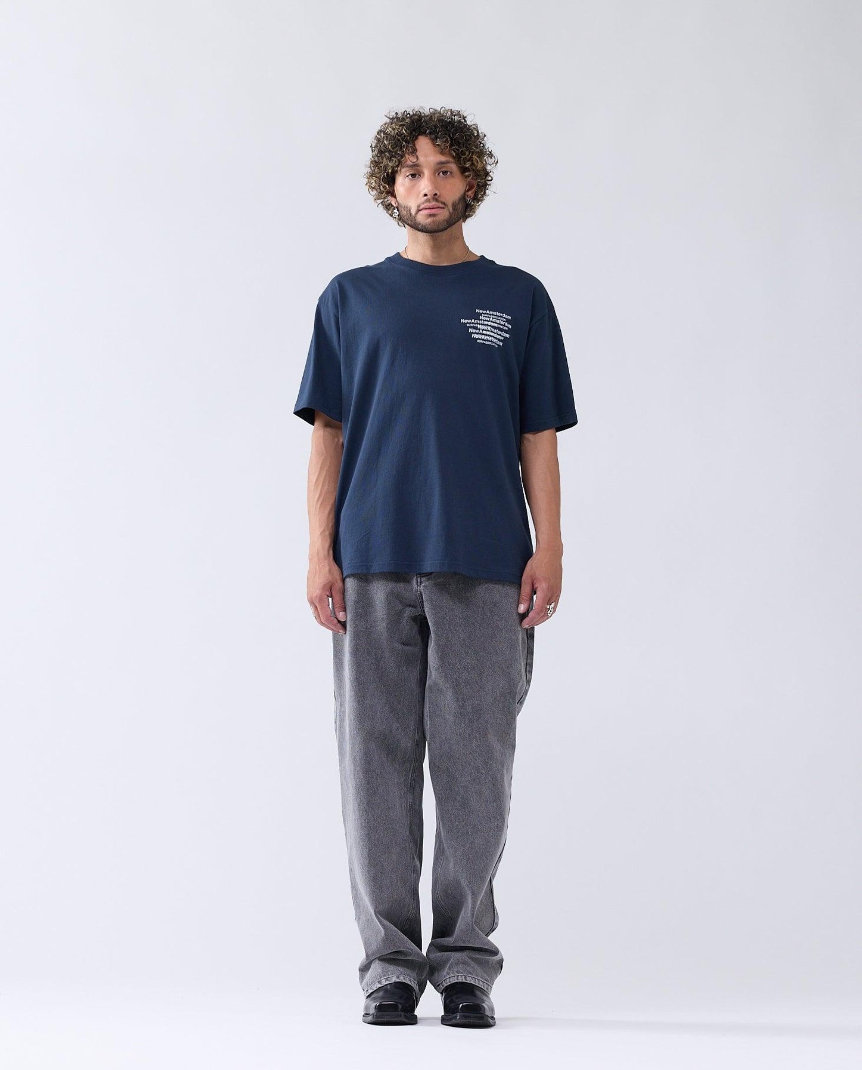 Collage Tee Navy