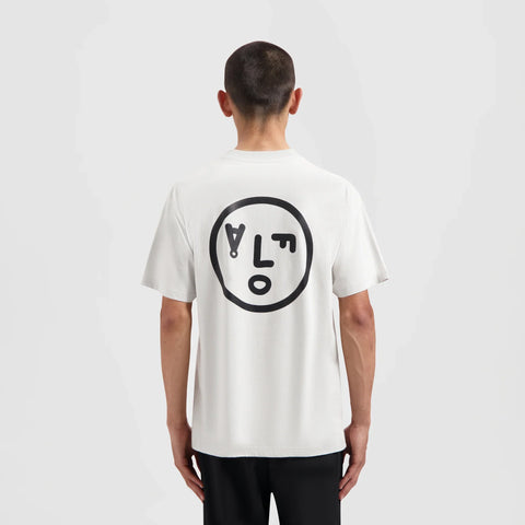 Olaf Hussein Face T-Shirt Wit | Noble