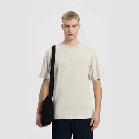 Olaf Hussein Block T-Shirt Beige | Noble