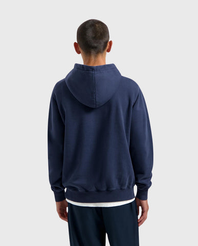 Wavy Drift Hoodie Blue