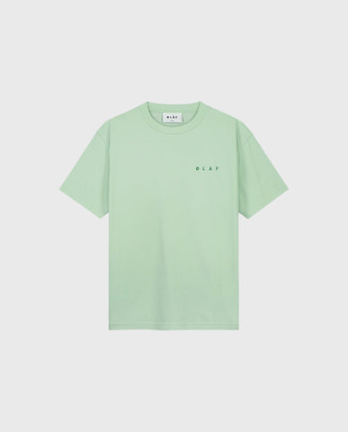 Spiral Face T-Shirt Pale Green