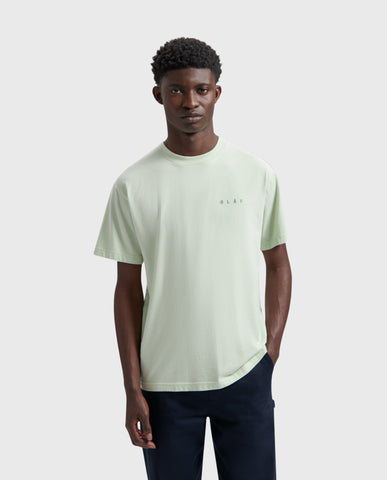 Spiral Face T-Shirt Pale Green