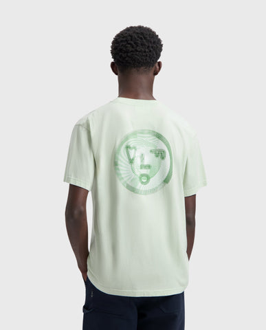 Spiral Face T-Shirt Pale Green