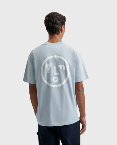 Face T-Shirt Baby Blue