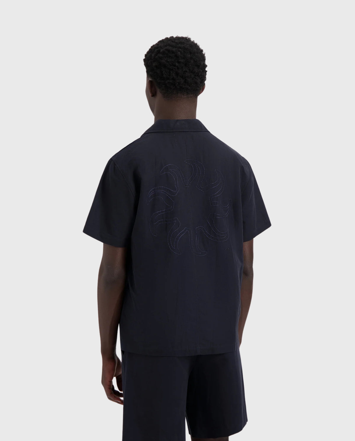 Sun Linen Shirt Navy