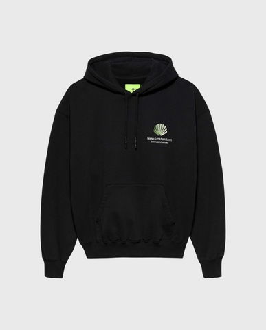 Logo Hoodie Black/Almost Aqua