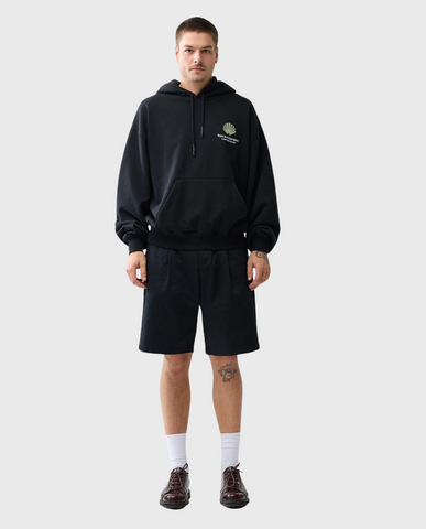 Logo Hoodie Black/Almost Aqua