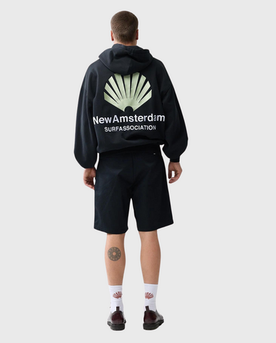 Logo Hoodie Black/Almost Aqua