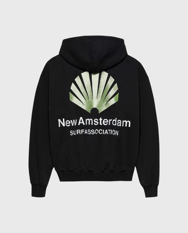 Logo Hoodie Black/Almost Aqua