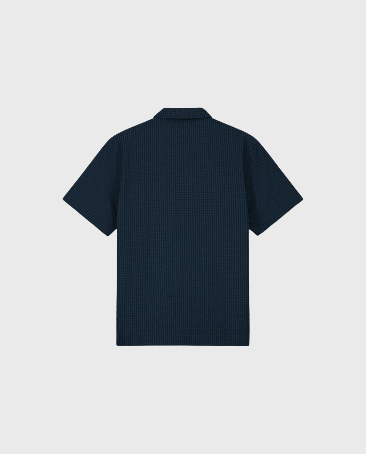 Seersucker Shirt Blauw