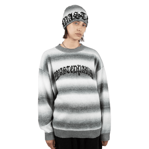 Sweater Blur Kingdom - Gradient Black & White