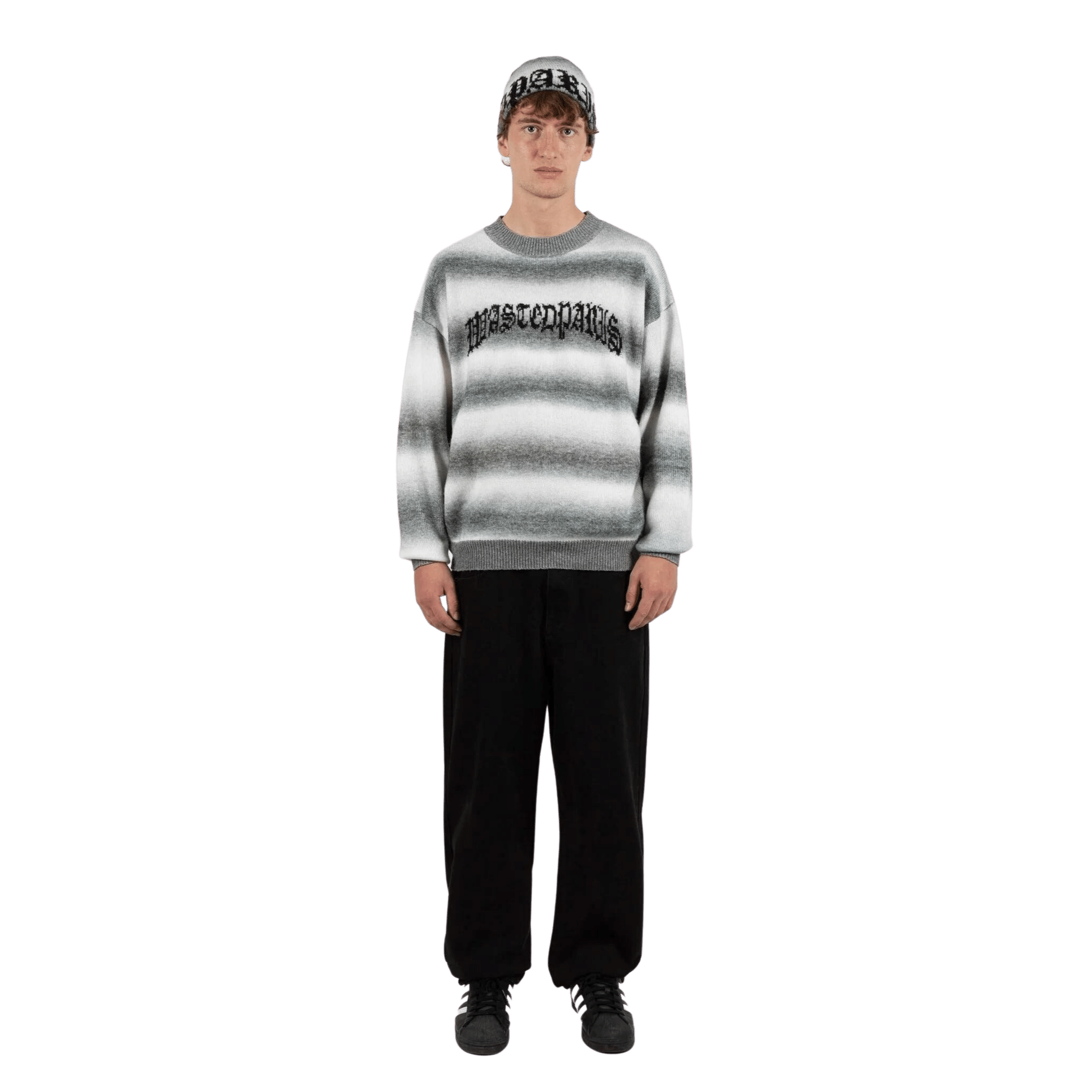 Sweater Blur Kingdom - Gradient Black & White