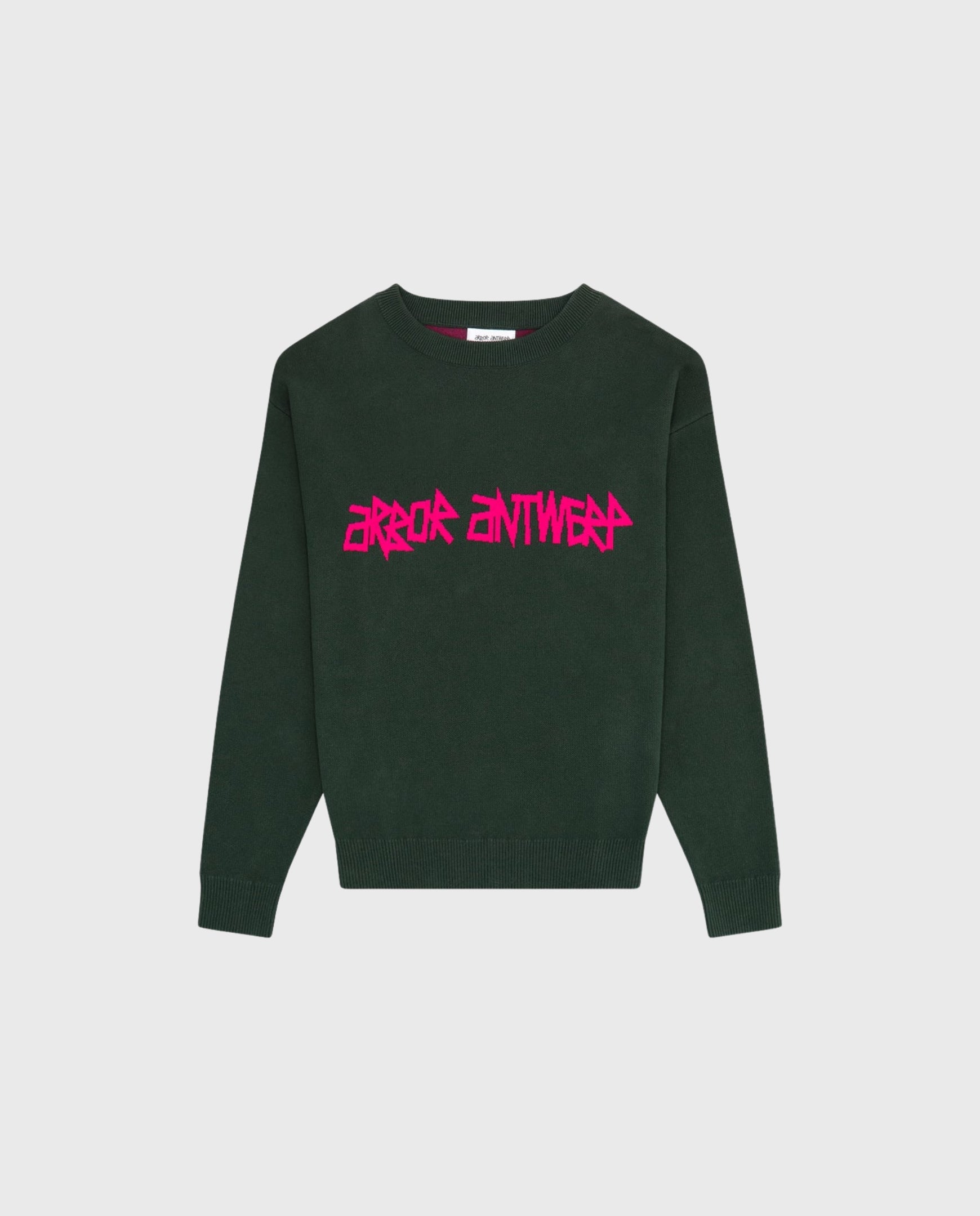 Pink Typo Knitwear Green