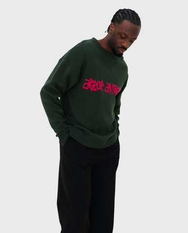 Pink Typo Knitwear Green