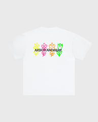 Pixel Flower T-shirt White