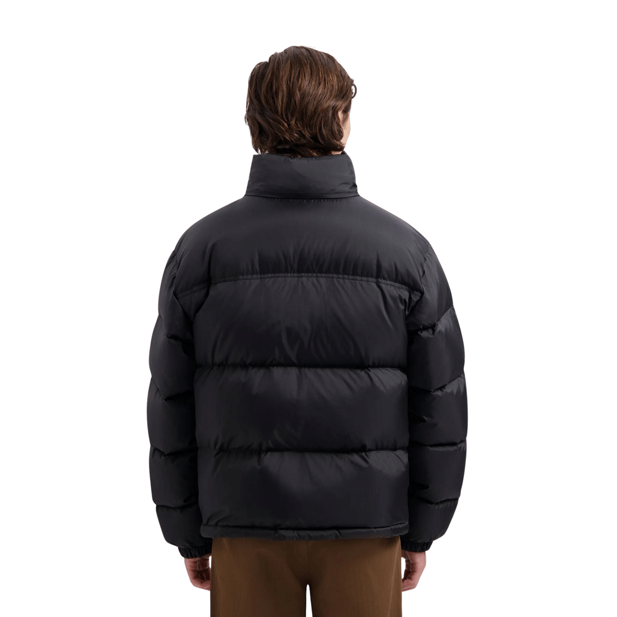 Olaf Hussein Puffer Jas Zwart | Noble