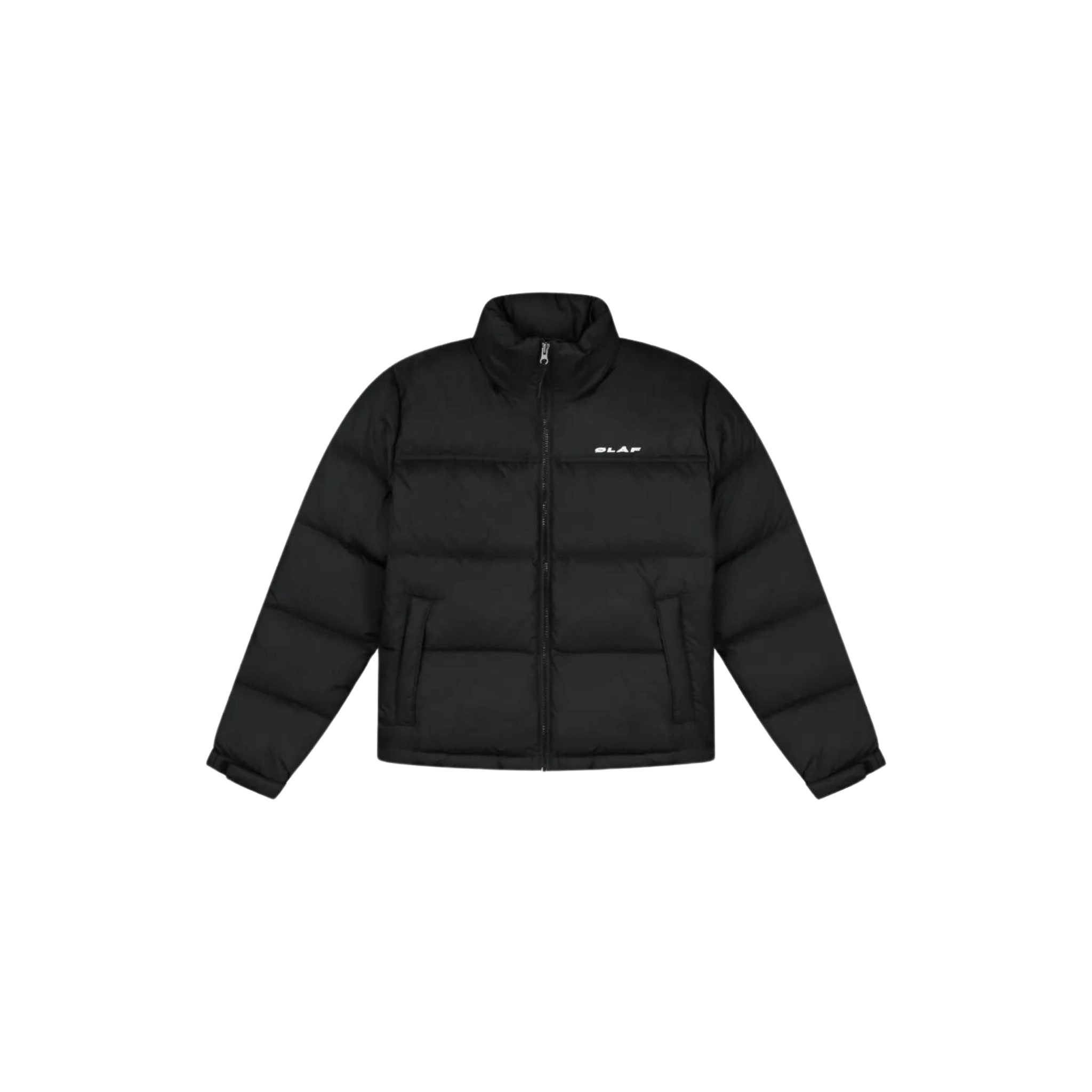 Olaf Hussein Puffer Jas Zwart | Noble