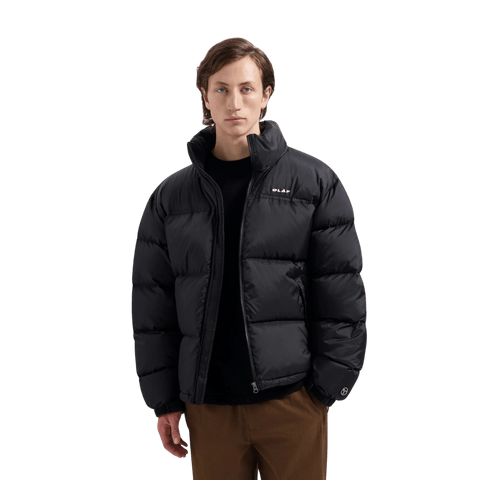 Olaf Hussein Puffer Jas Zwart | Noble