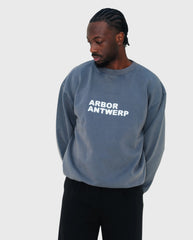 Puff Logo Crewneck Grey