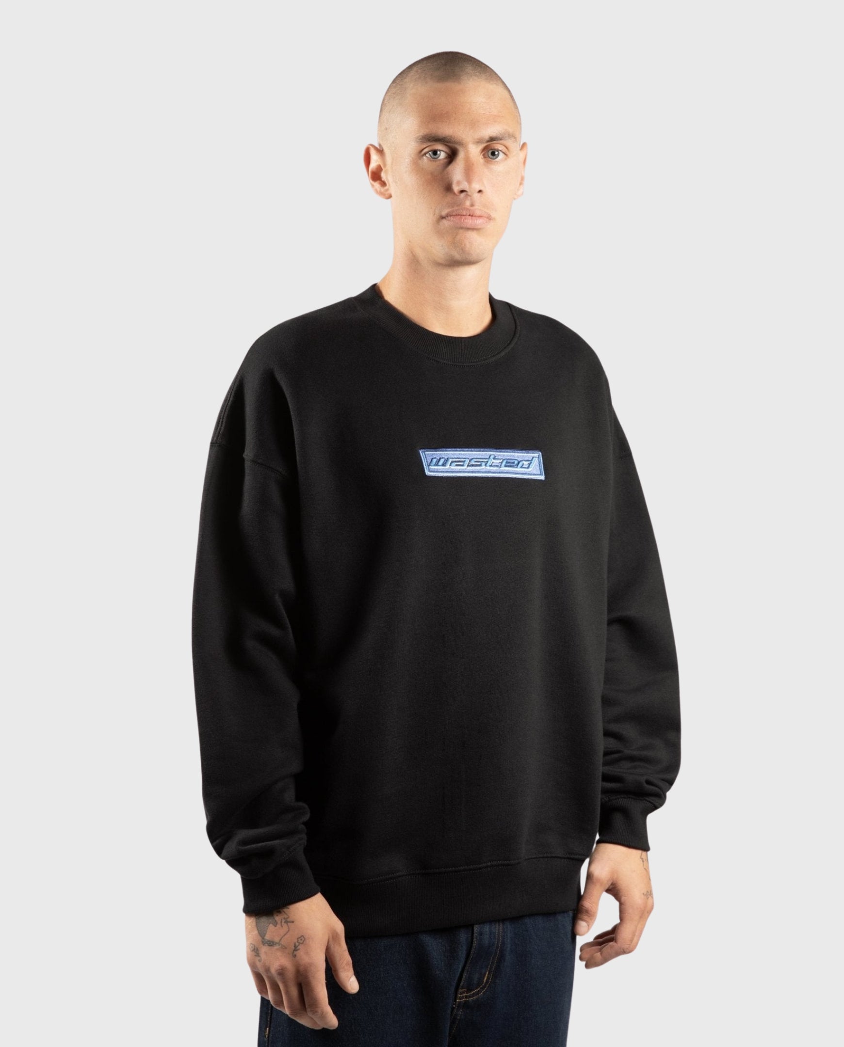 Wasted Paris Pulse Crewneck Black