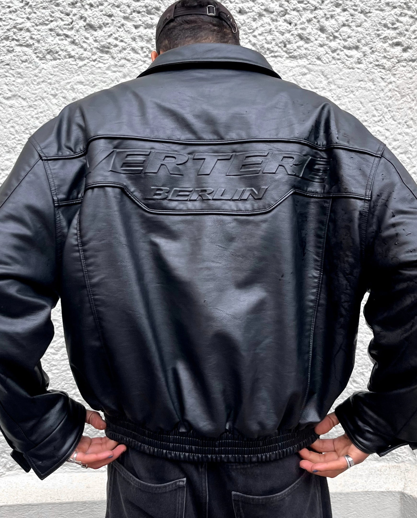 Racing Leather Jacket Black