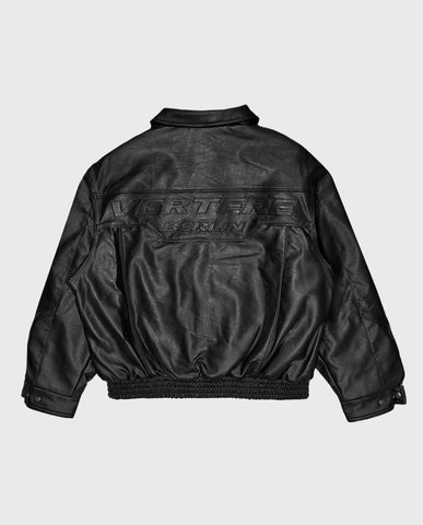 Racing Leather Jacket Black