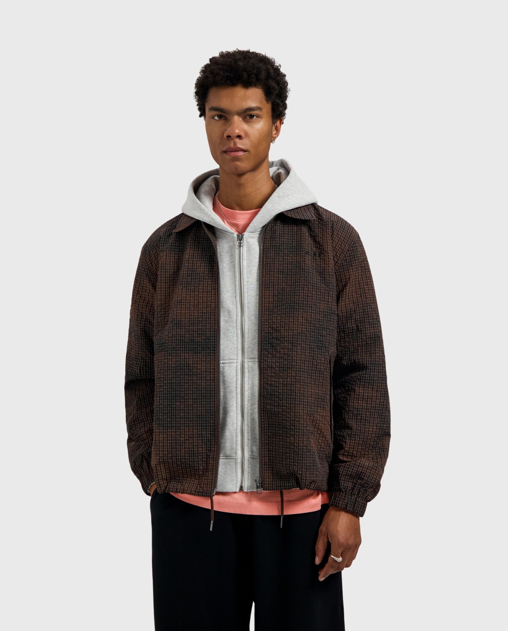 Olaf Ripstop Coach Jacket Hot Fudge